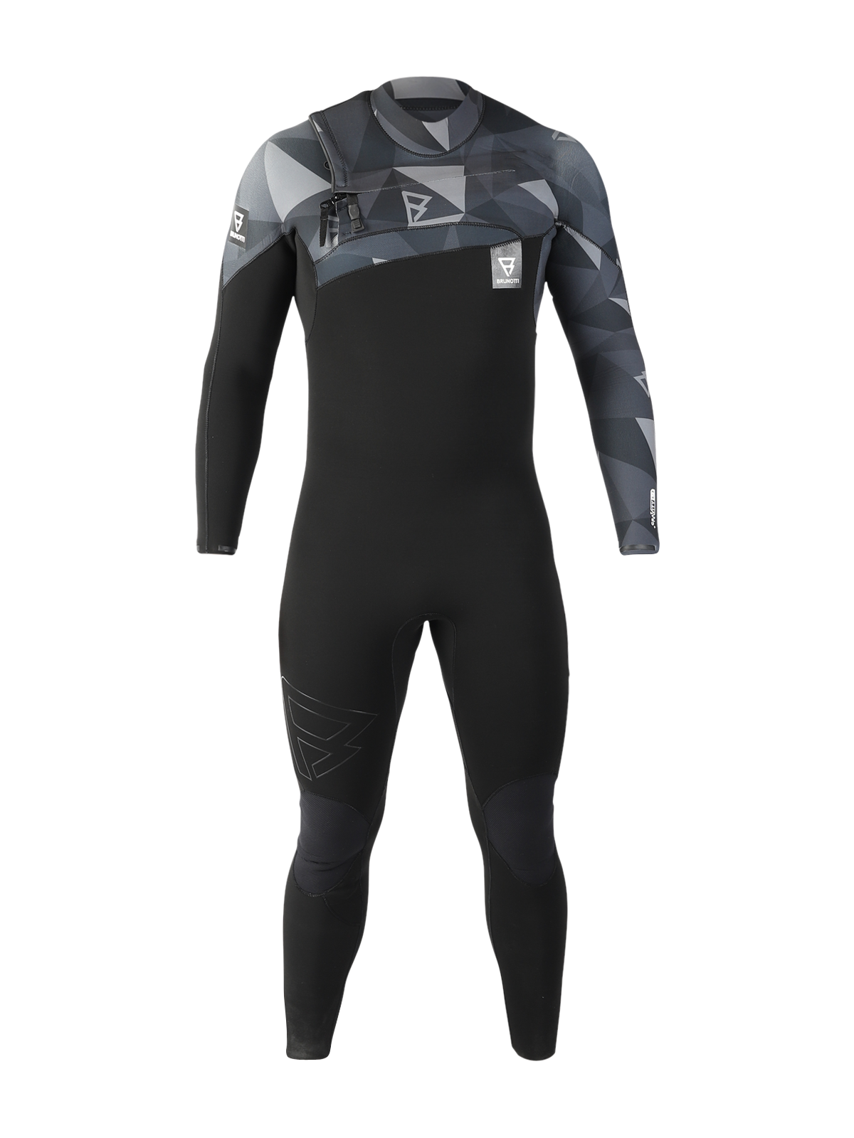 Gravity Fullsuit 5/3mm Men Wetsuit | Black + Grey 1 Gravity Fullsuit 5/3mm Men Wetsuit | Black + Grey