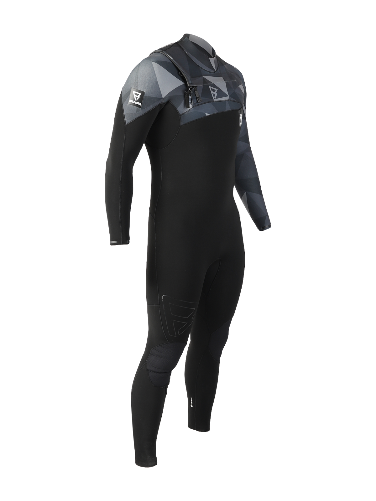 Gravity Fullsuit 5/3mm Men Wetsuit | Black + Grey 3 Gravity Fullsuit 5/3mm Men Wetsuit | Black + Grey