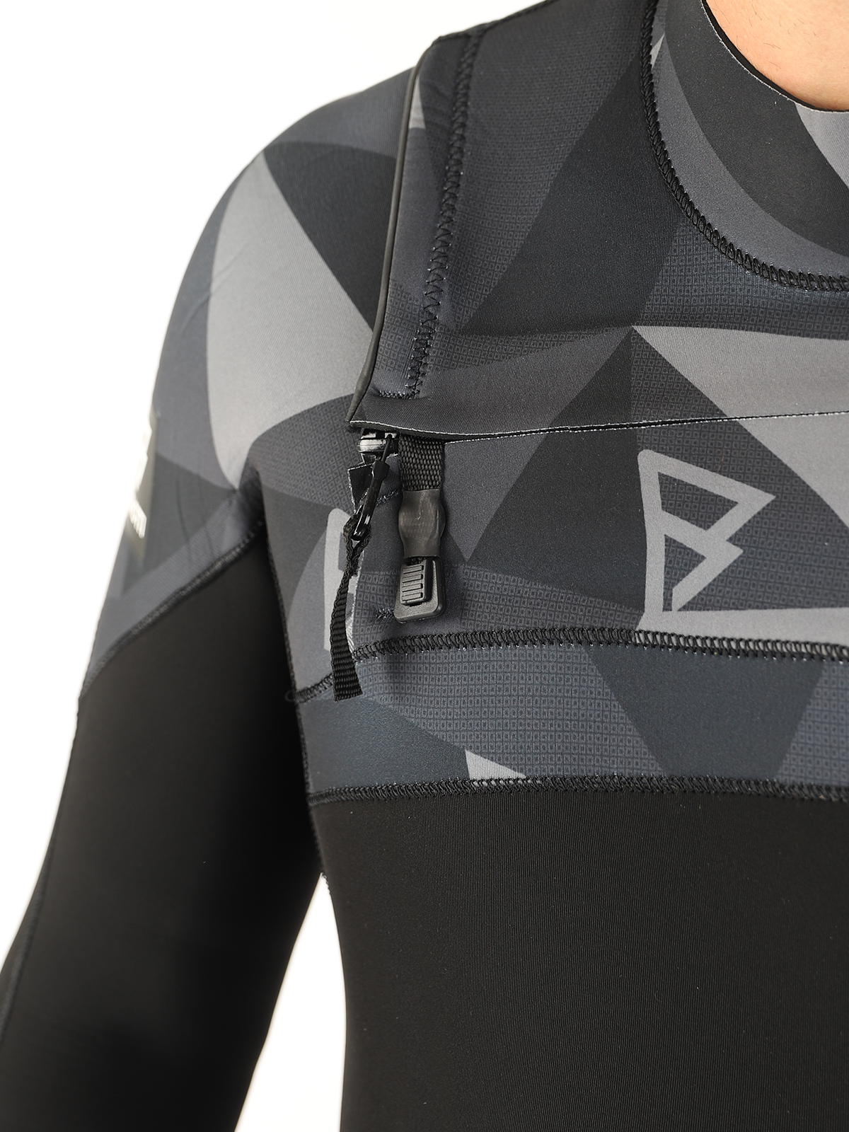 Gravity Fullsuit 5/3mm Men Wetsuit | Black + Grey 6 Gravity Fullsuit 5/3mm Men Wetsuit | Black + Grey