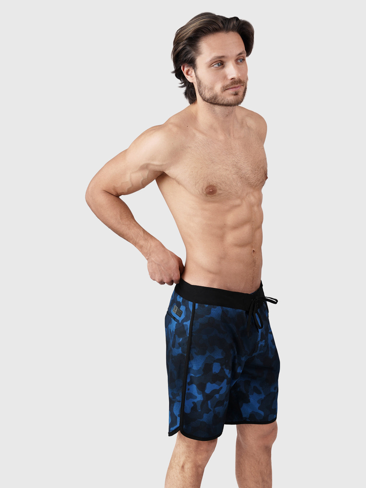 Thone Men Swim Shorts | Blue 3 Thone Men Swim Shorts | Blue