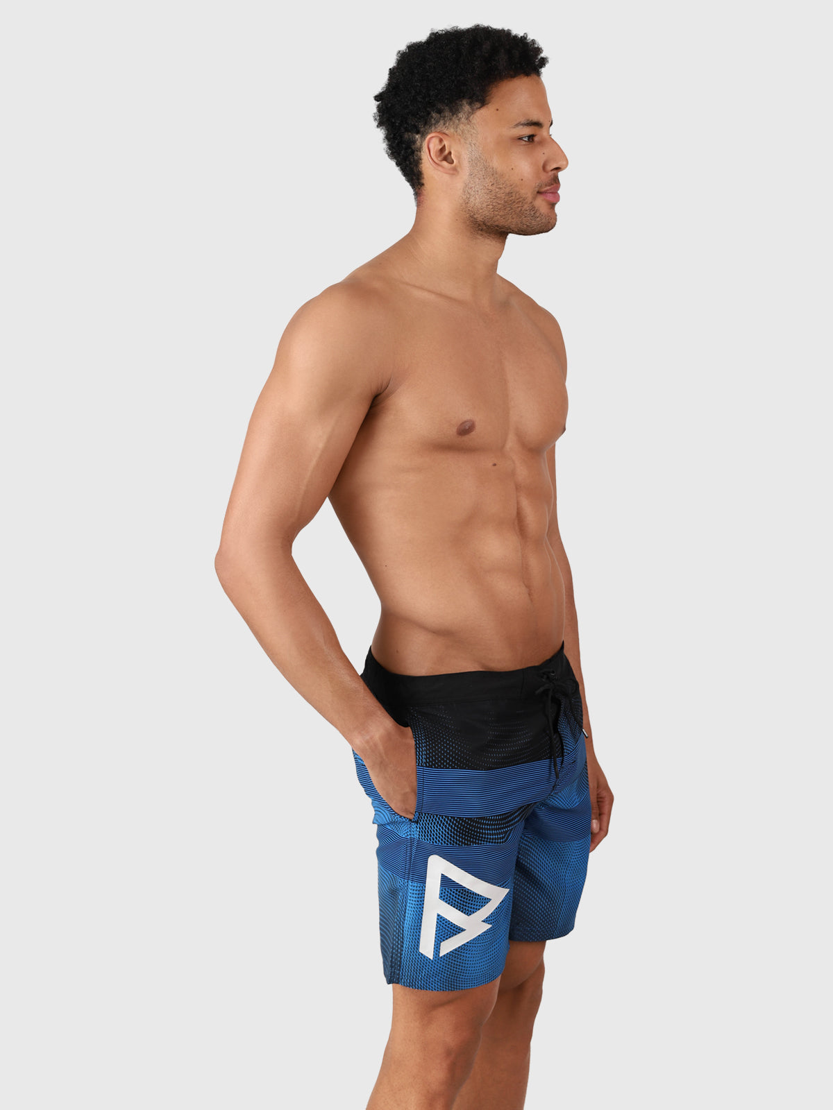 Archal Men Long Swim Shorts | Blue 4 Archal Men Long Swim Shorts | Blue