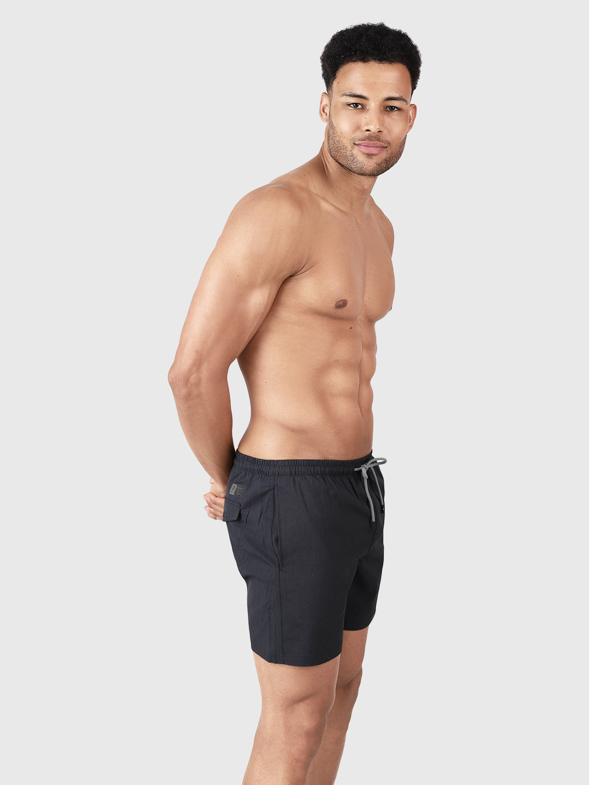 Volleyer Men Swim Shorts | Black 3 Volleyer Men Swim Shorts | Black