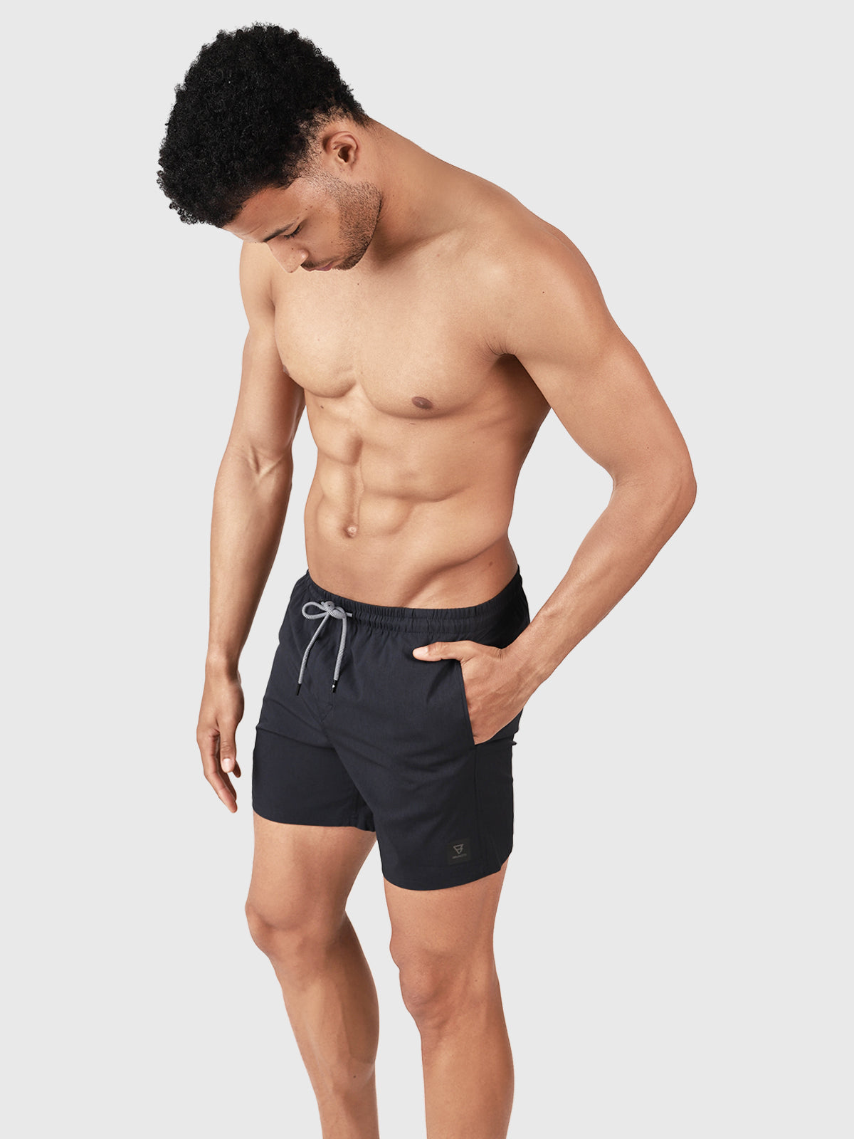 Volleyer Men Swim Shorts | Black 4 Volleyer Men Swim Shorts | Black
