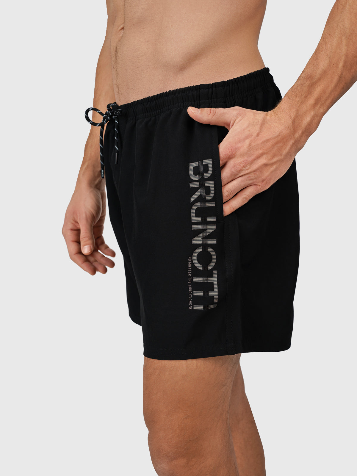 Lestero Men Swim Shorts | Black 2 Lestero Men Swim Shorts | Black