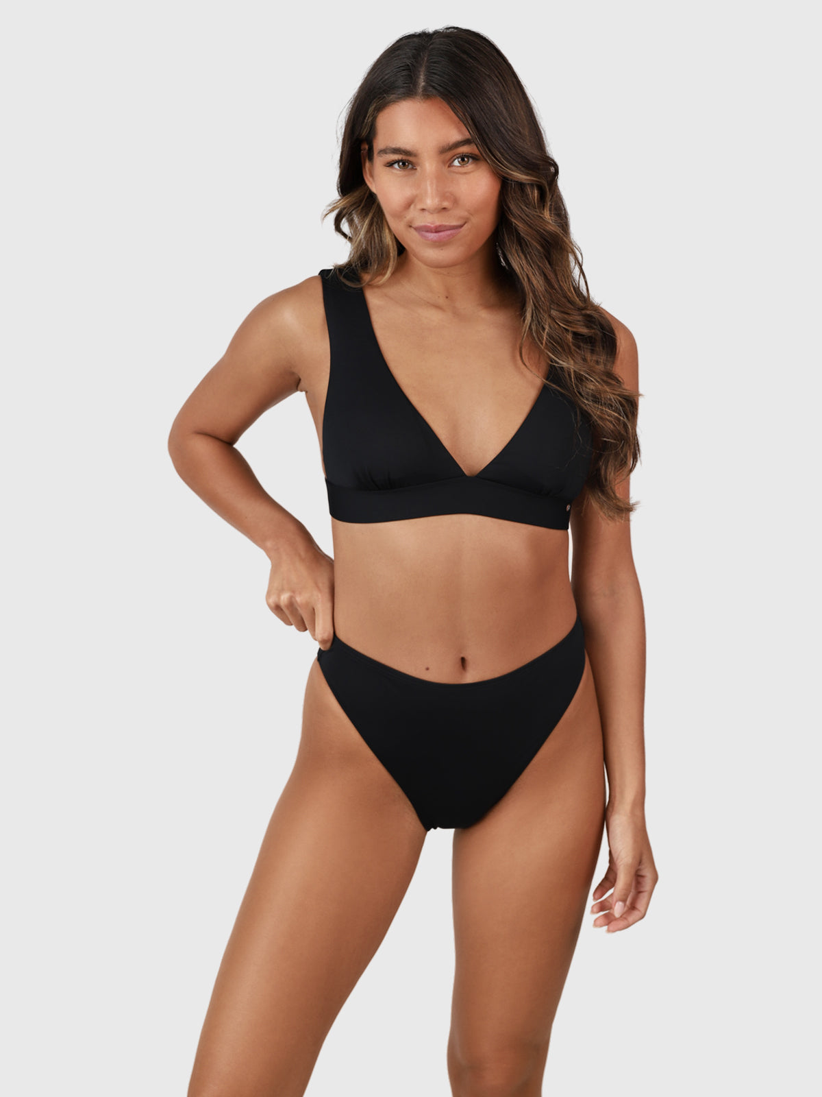Forte Women Bikini Top | Black