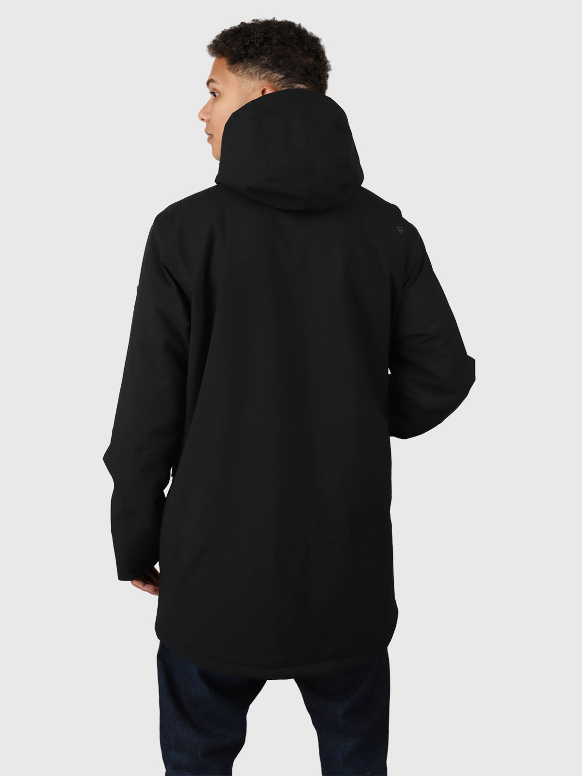 Nelson Men Parka Rain Jacket | Black 2 Nelson Men Parka Rain Jacket | Black