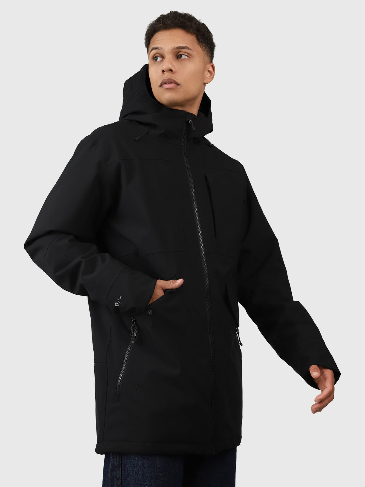 Nelson Men Parka Rain Jacket | Black 3 Nelson Men Parka Rain Jacket | Black