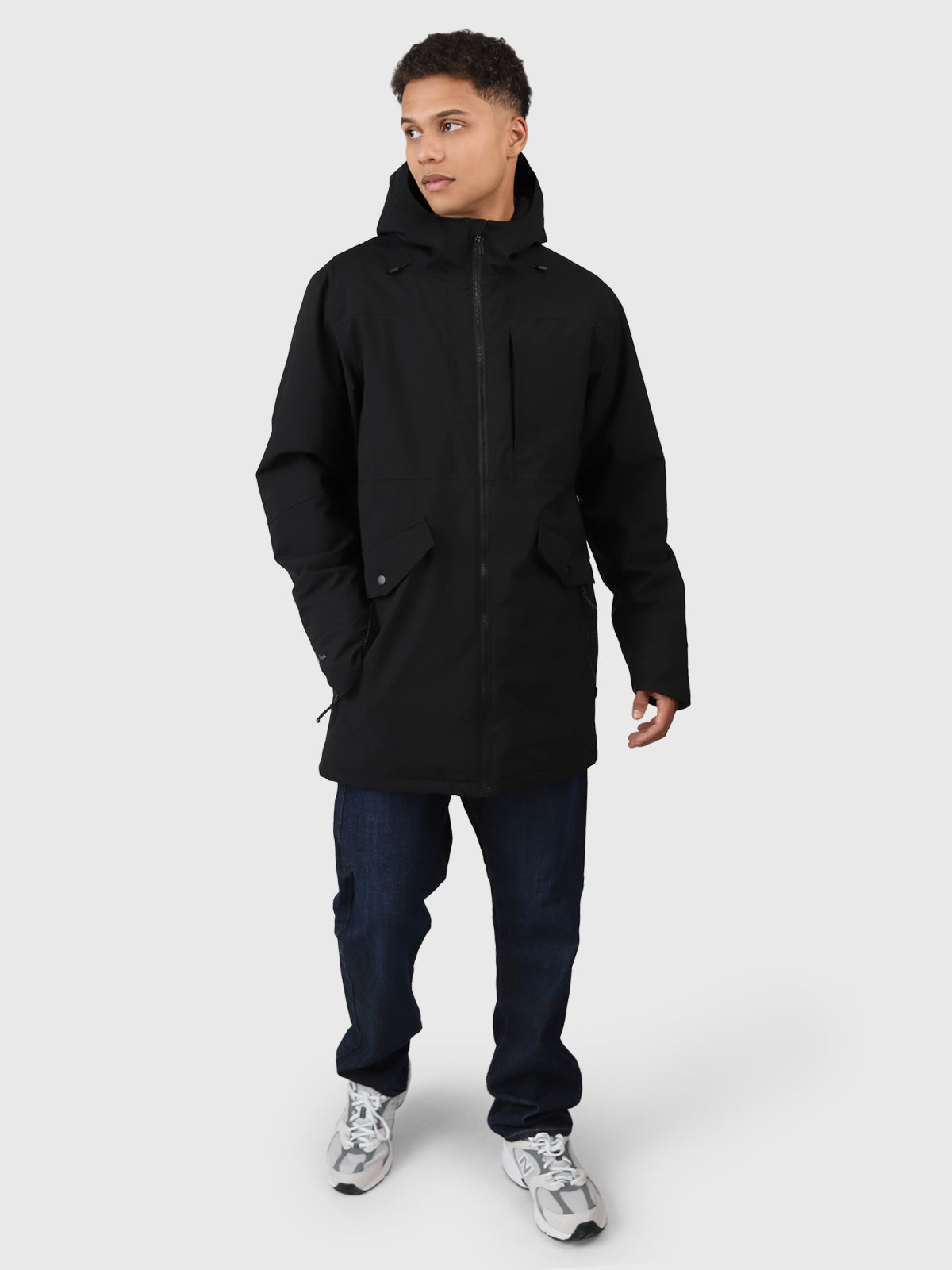 Nelson Men Parka Rain Jacket | Black 5 Nelson Men Parka Rain Jacket | Black