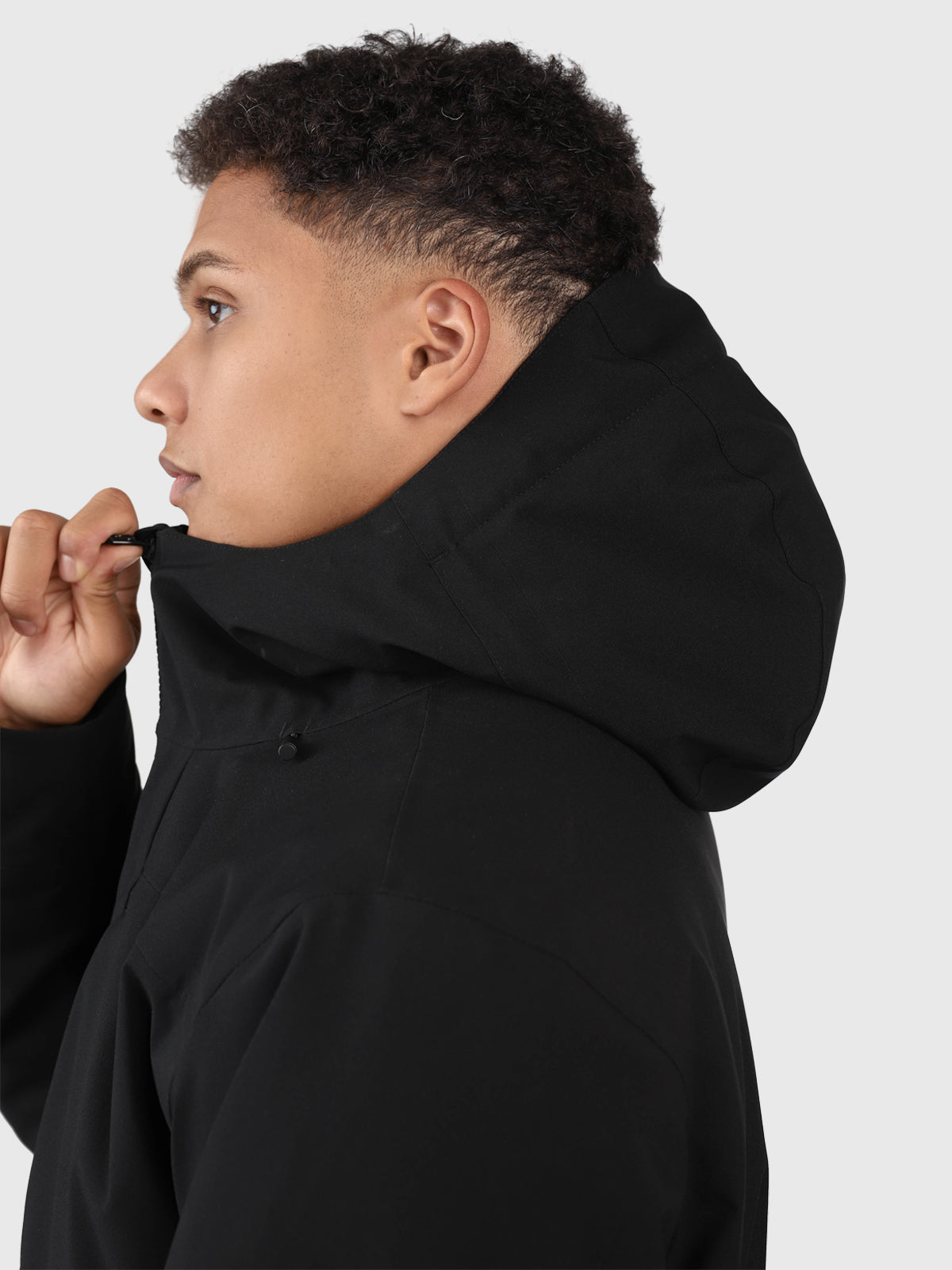 Nelson Men Parka Rain Jacket | Black 6 Nelson Men Parka Rain Jacket | Black