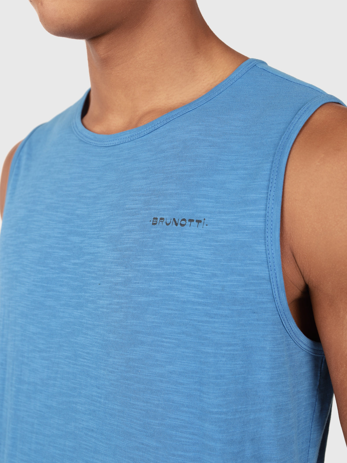 Malaku-Slub Men Singlet | Blue 6 Malaku-Slub Men Singlet | Blue