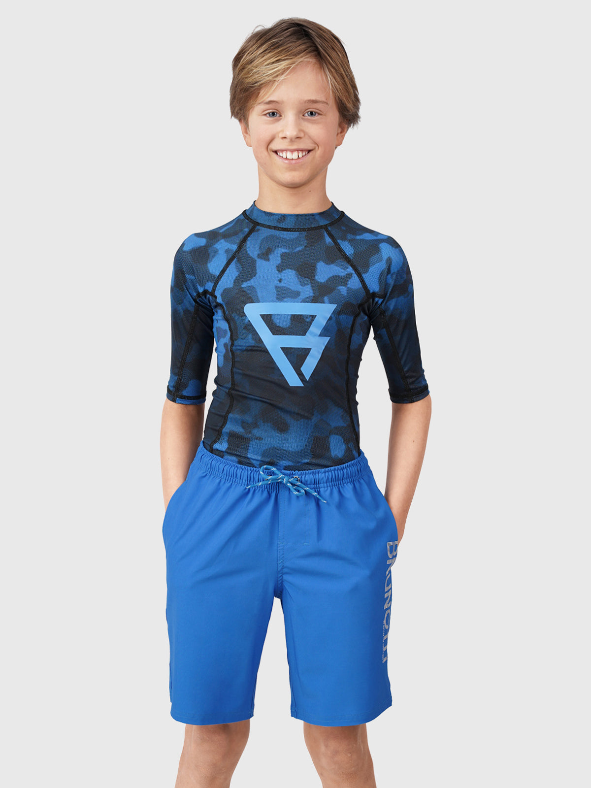 Lestery Boys Swim Shorts | Blue 1 Lestery Boys Swim Shorts | Blue