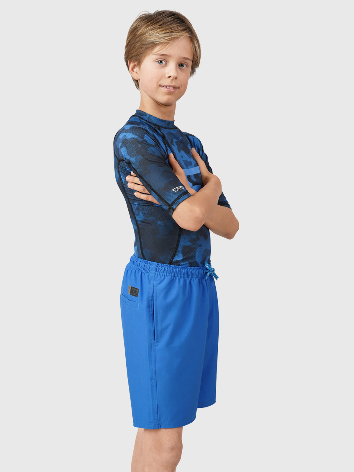 Lestery Boys Swim Shorts | Blue 4 Lestery Boys Swim Shorts | Blue