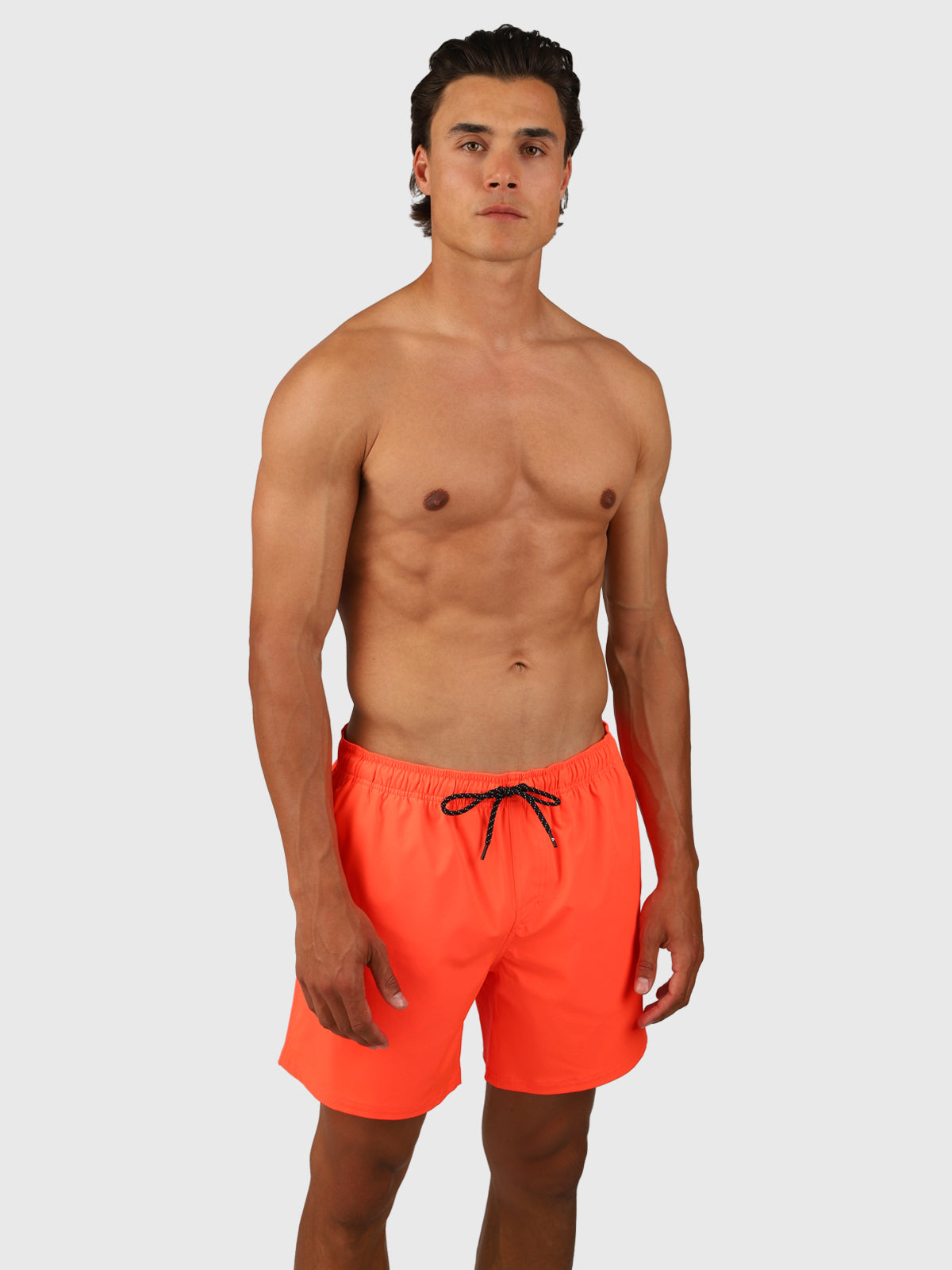 Bru-conic Men Swim Shorts | Neon Orange 4 Bru-conic Men Swim Shorts | Neon Orange
