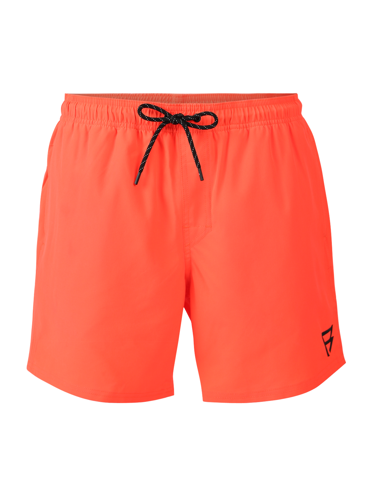 Bru-conic Men Swim Shorts | Neon Orange 9 Bru-conic Men Swim Shorts | Neon Orange