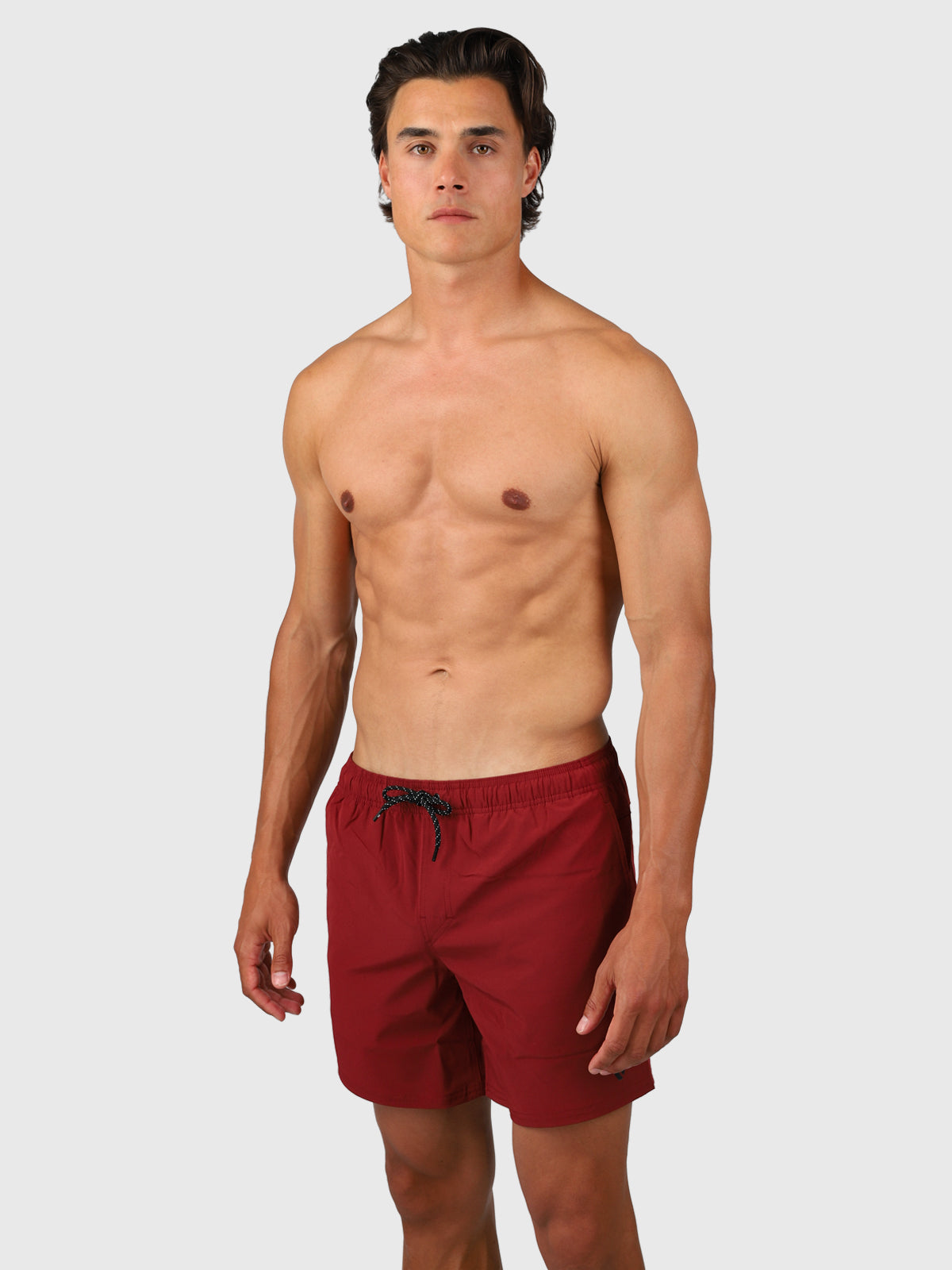 Bru-conic Men Swim Shorts | Red