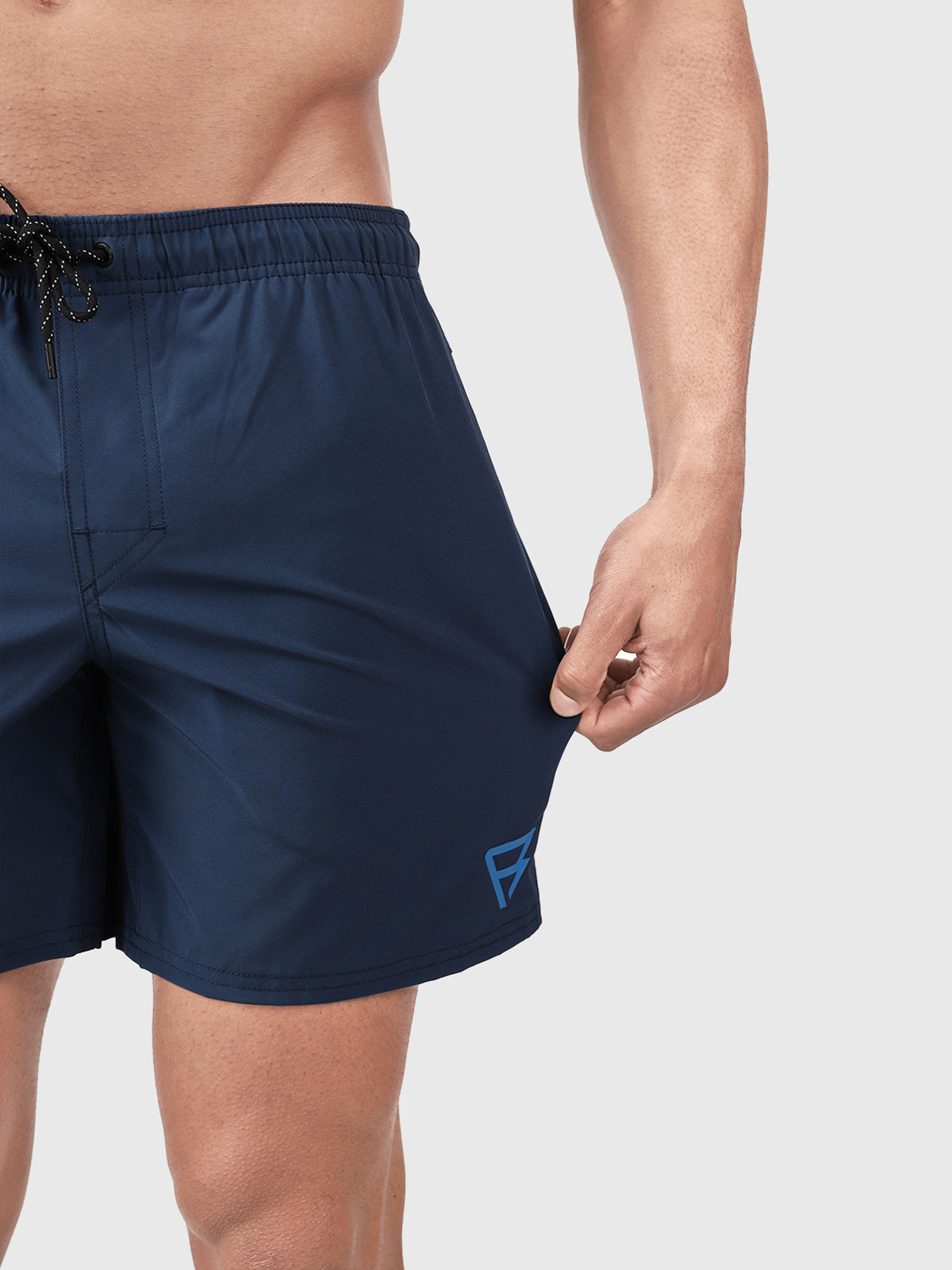 Bru-conic Men Swim Shorts | Blue 2 Bru-conic Men Swim Shorts | Blue