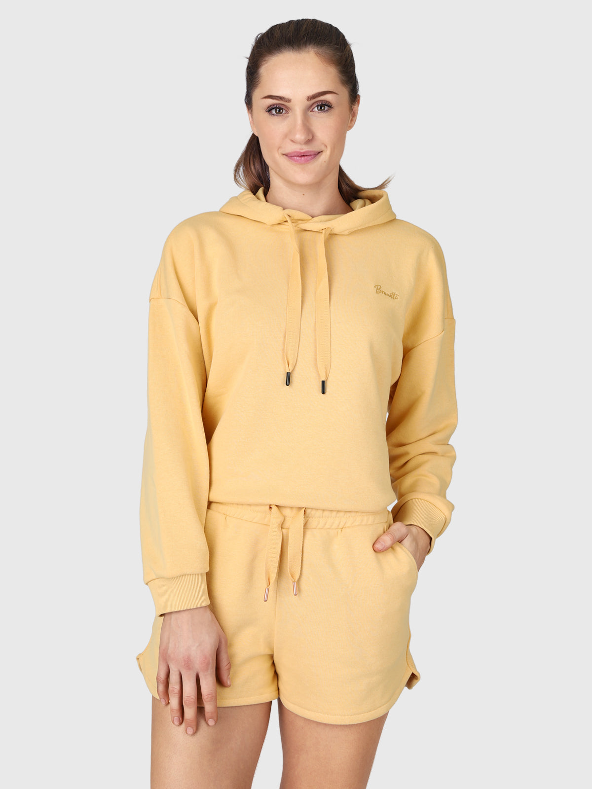 Veronica Women Sweat Shorts | Yellow 1 Veronica Women Sweat Shorts | Yellow