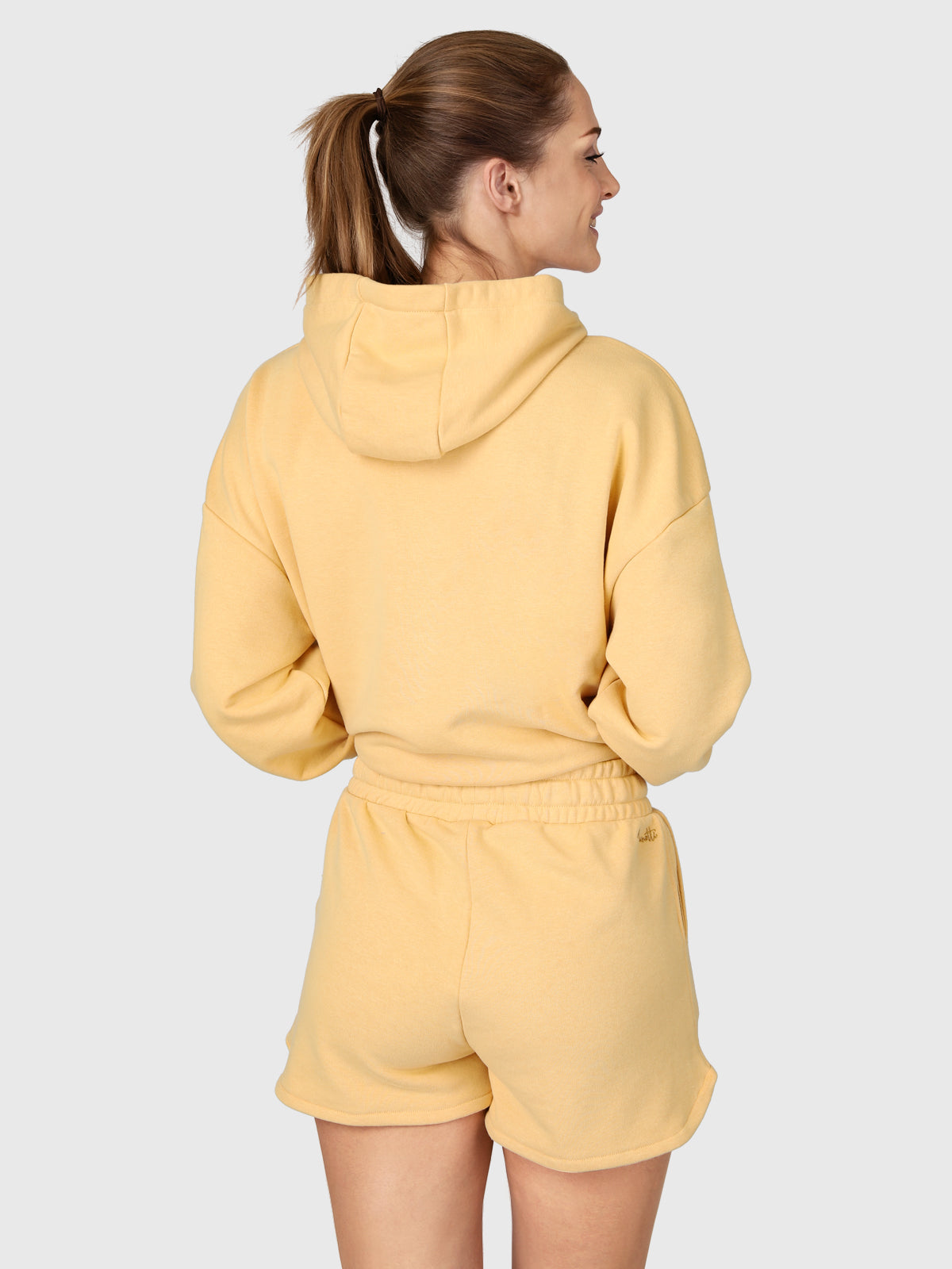 Veronica Women Sweat Shorts | Yellow 3 Veronica Women Sweat Shorts | Yellow