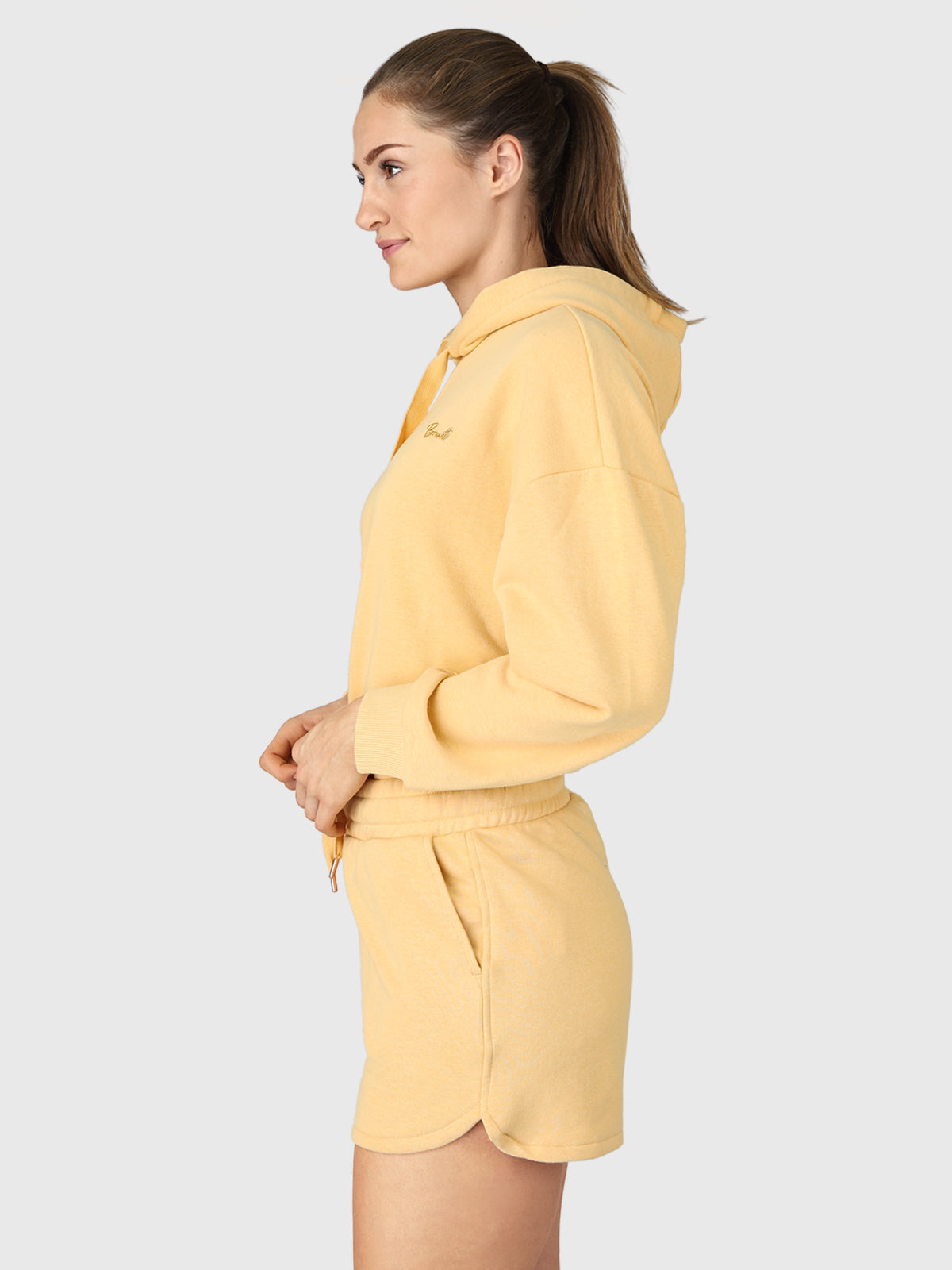 Veronica Women Sweat Shorts | Yellow 5 Veronica Women Sweat Shorts | Yellow