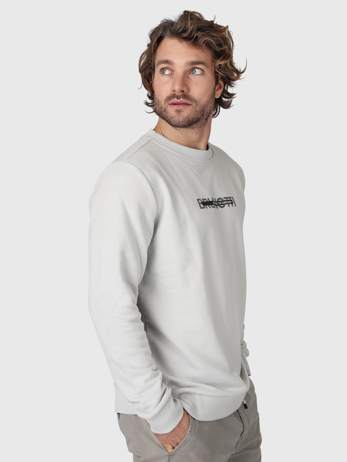 Rotcher Men Sweater | Stone Grey 4 Rotcher Men Sweater | Stone Grey