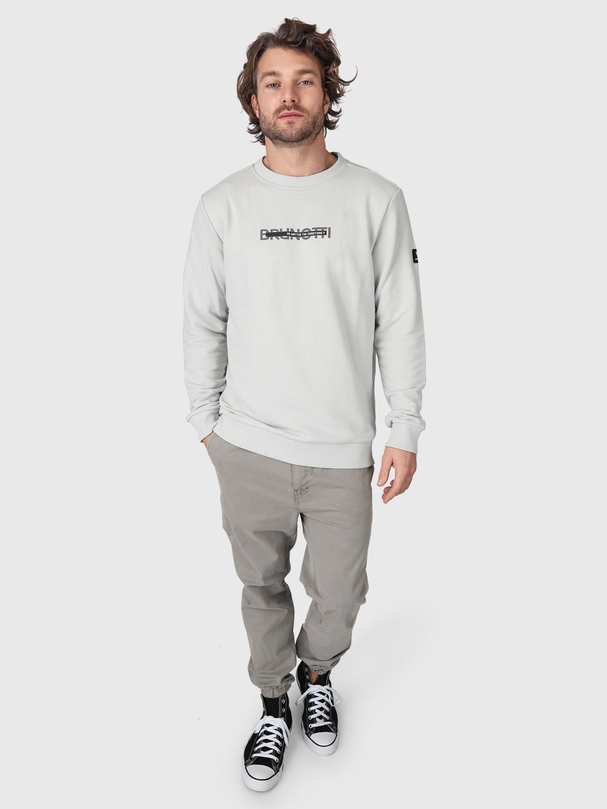 Rotcher Men Sweater | Stone Grey 7 Rotcher Men Sweater | Stone Grey