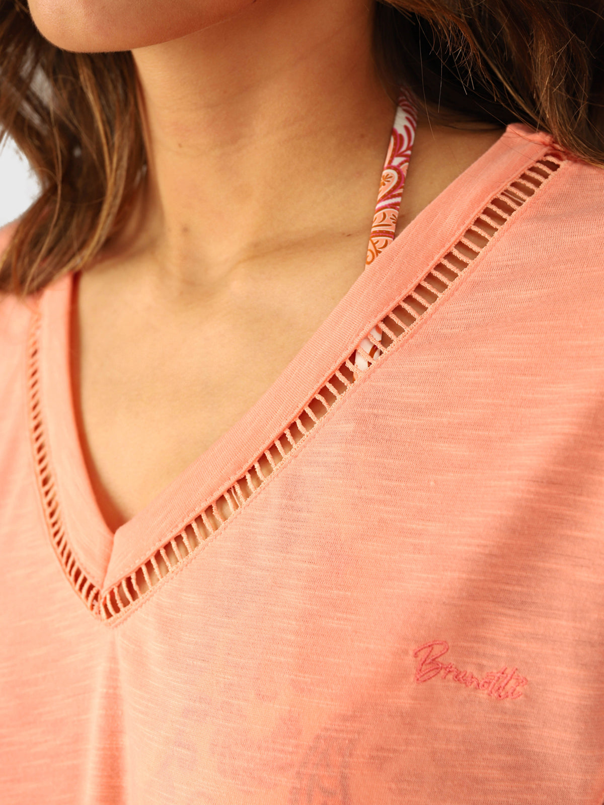 Duya Women T-shirt | Peach 6 Duya Women T-shirt | Peach