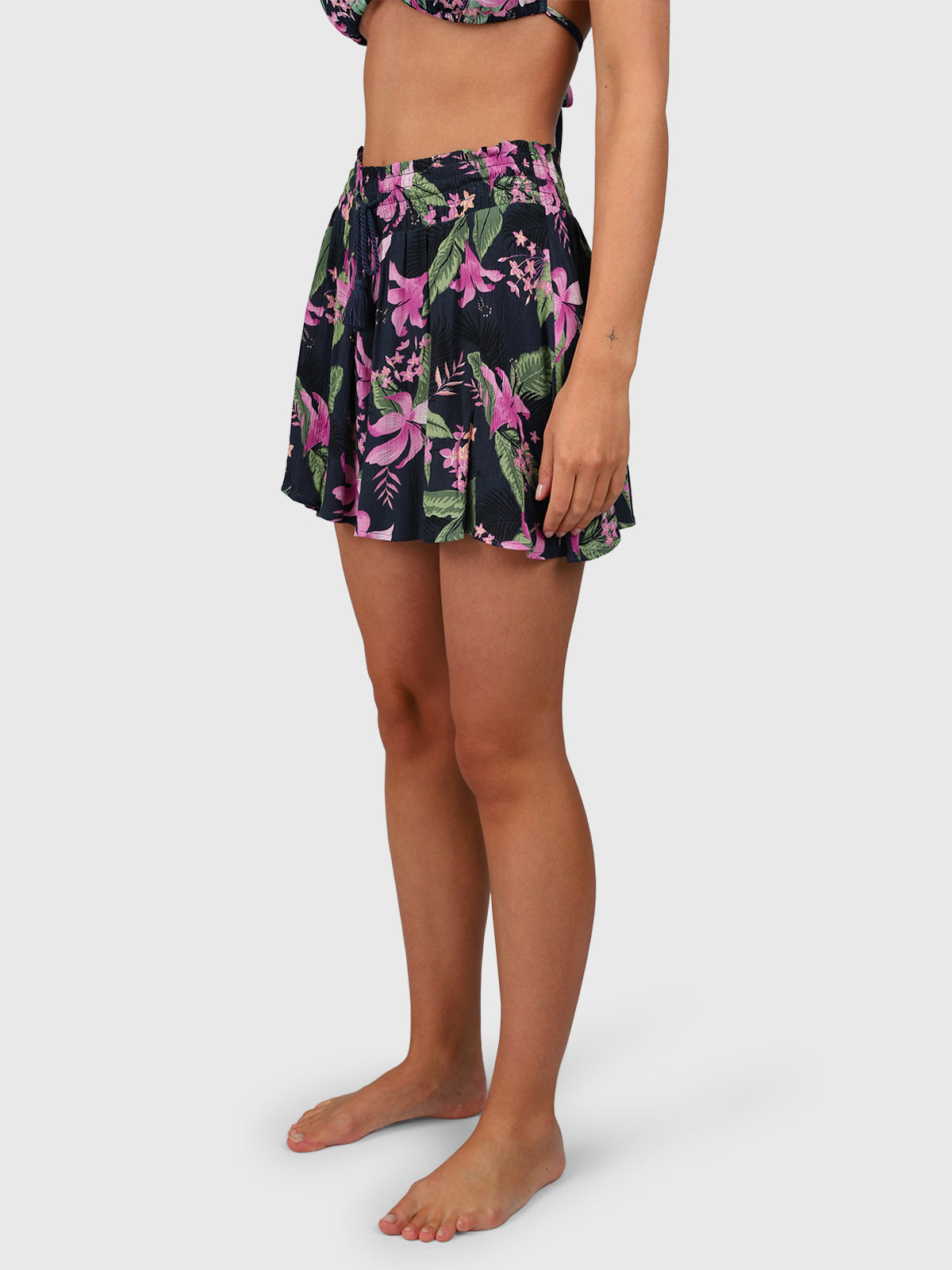 Raine-Tropicana Women Shorts | Indigo Blue 1 Raine-Tropicana Women Shorts | Indigo Blue