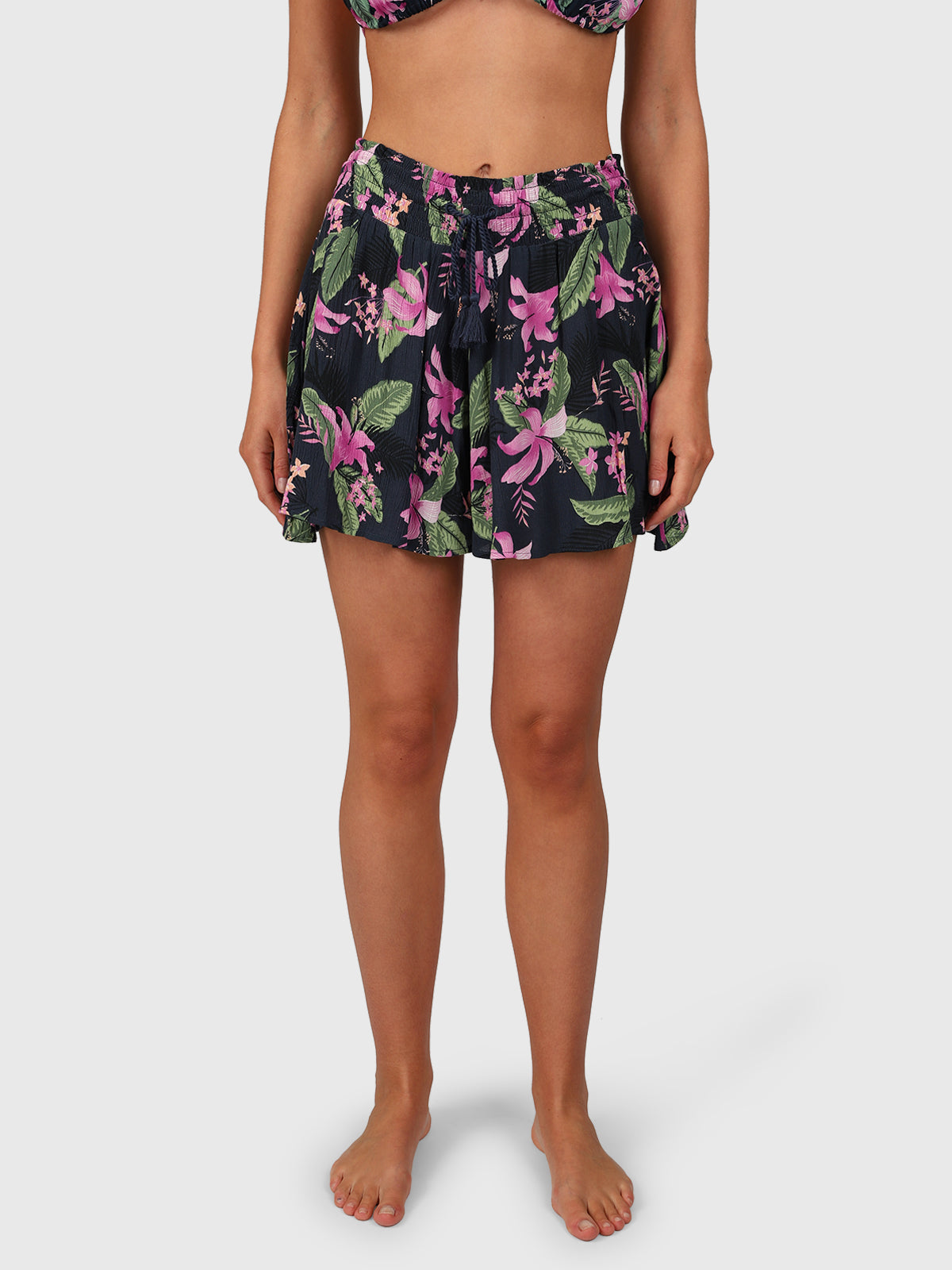 Raine-Tropicana Women Shorts | Indigo Blue 3 Raine-Tropicana Women Shorts | Indigo Blue