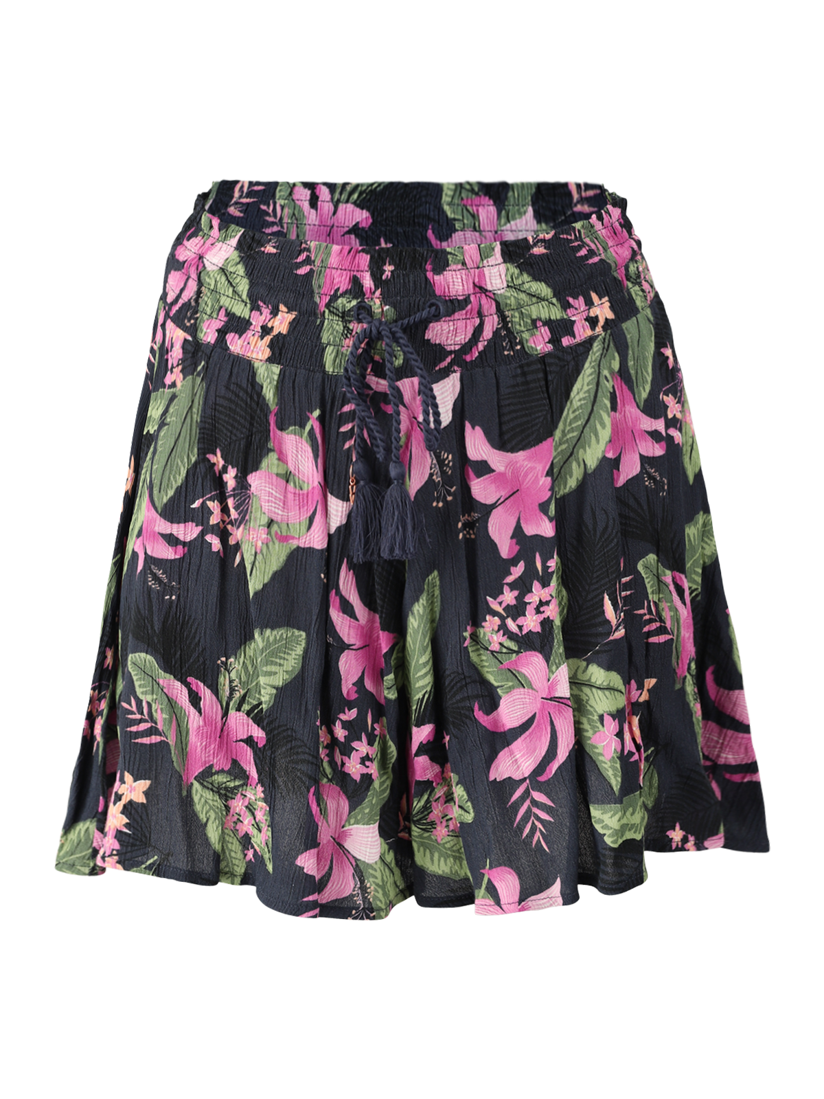 Raine-Tropicana Women Shorts | Indigo Blue 7 Raine-Tropicana Women Shorts | Indigo Blue