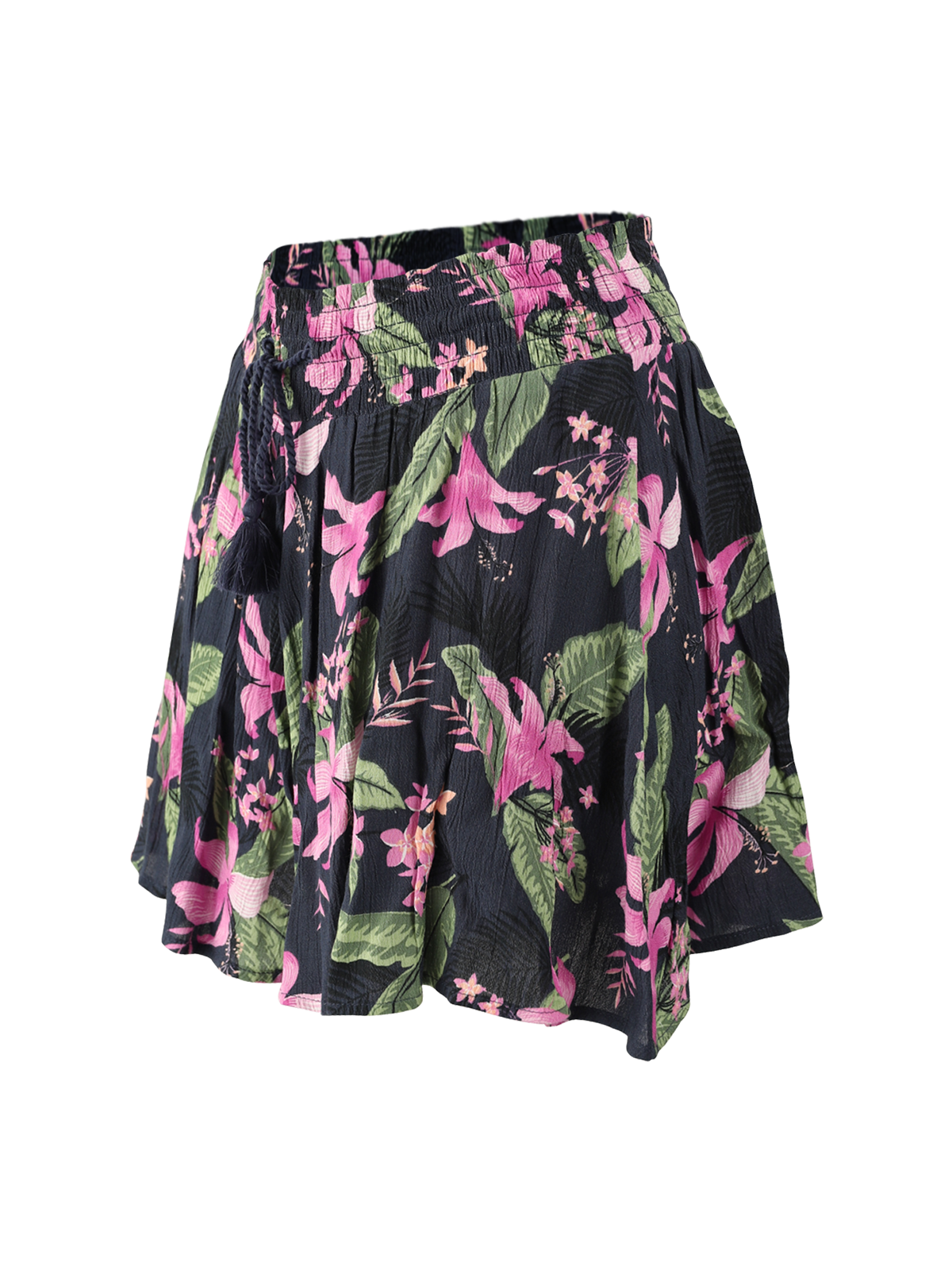 Raine-Tropicana Women Shorts | Indigo Blue 9 Raine-Tropicana Women Shorts | Indigo Blue