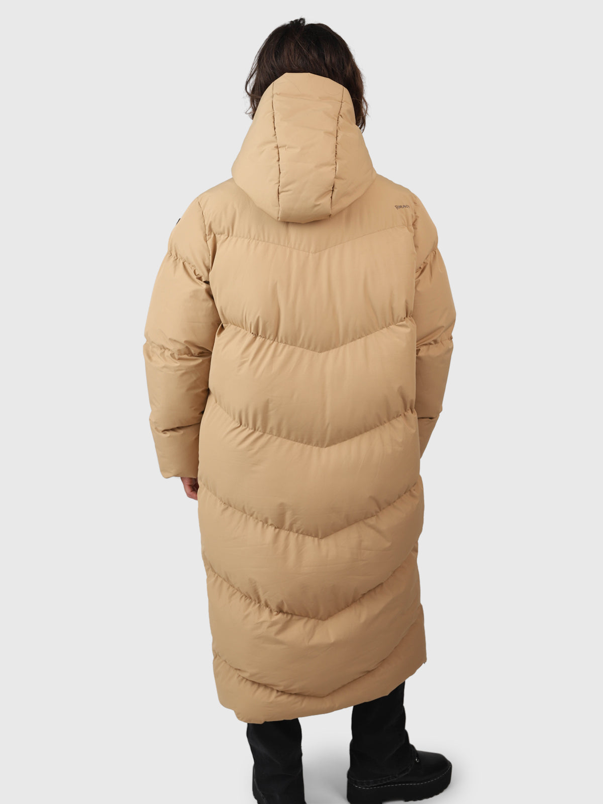 Bigsury Women Long Puffer Coat | Desert 2 Bigsury Women Long Puffer Coat | Desert