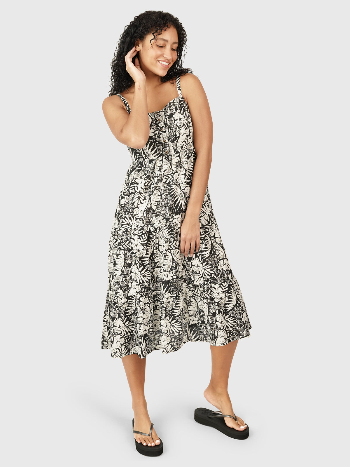 Grenadine-Hawai Women Maxi Dress | Black 4 Grenadine-Hawai Women Maxi Dress | Black