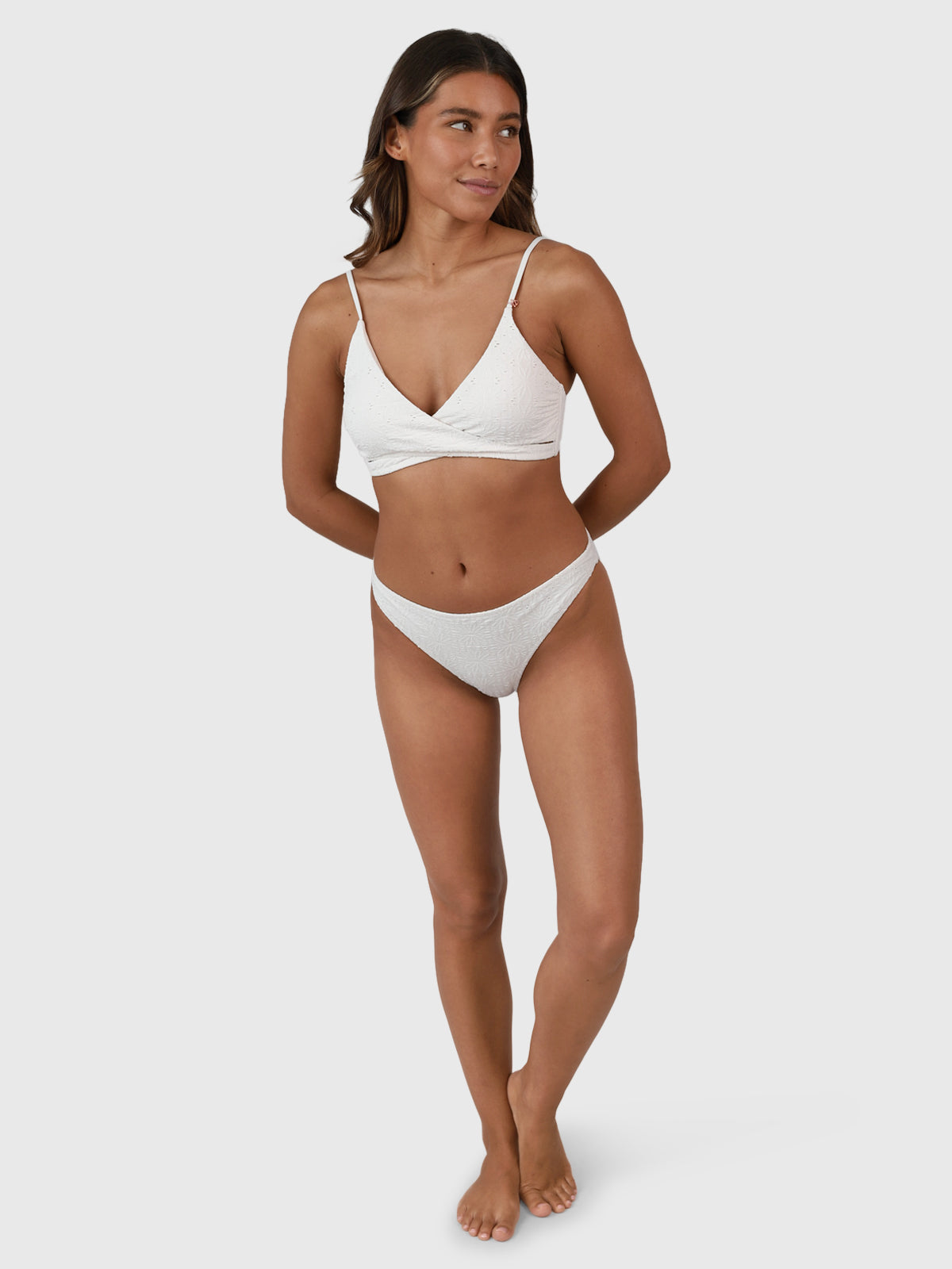 Bella-Broderie Women Bralette Bikini Set | Snow 6 Bella-Broderie Women Bralette Bikini Set | Snow