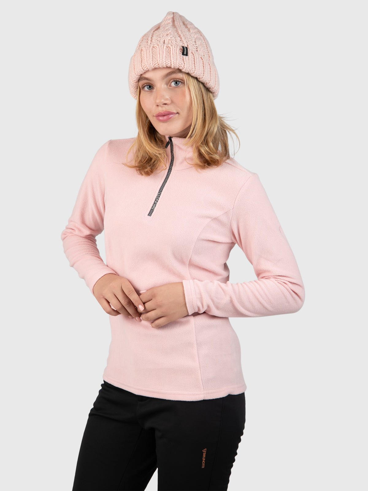 Misma Women Fleece | Soft Pink 4 Misma Women Fleece | Soft Pink