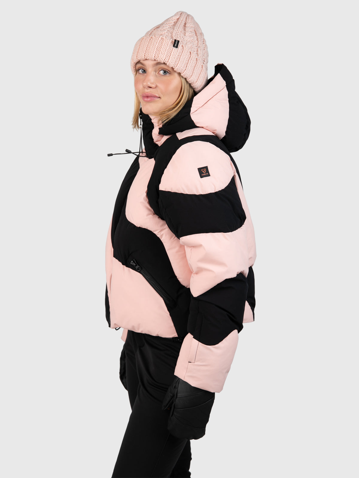 Maryski Women Puffer Snow Jacket | Soft Pink 3 Maryski Women Puffer Snow Jacket | Soft Pink