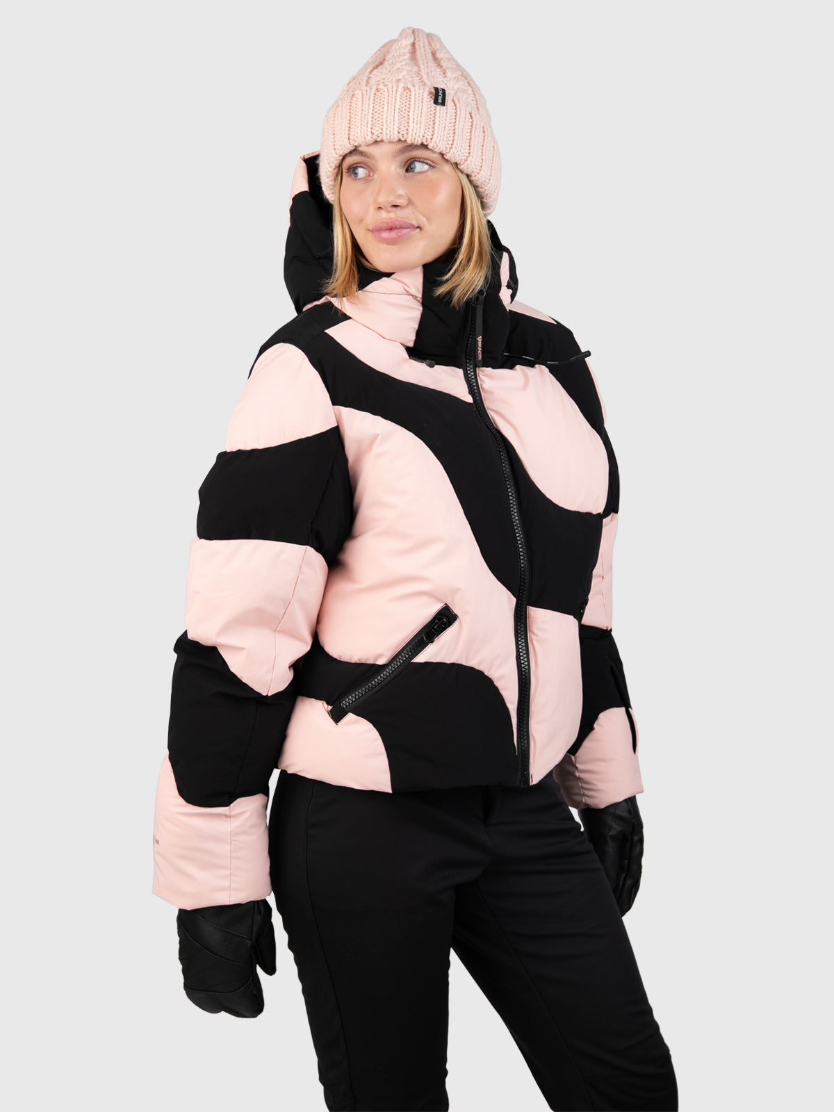 Maryski Women Puffer Snow Jacket | Soft Pink 4 Maryski Women Puffer Snow Jacket | Soft Pink