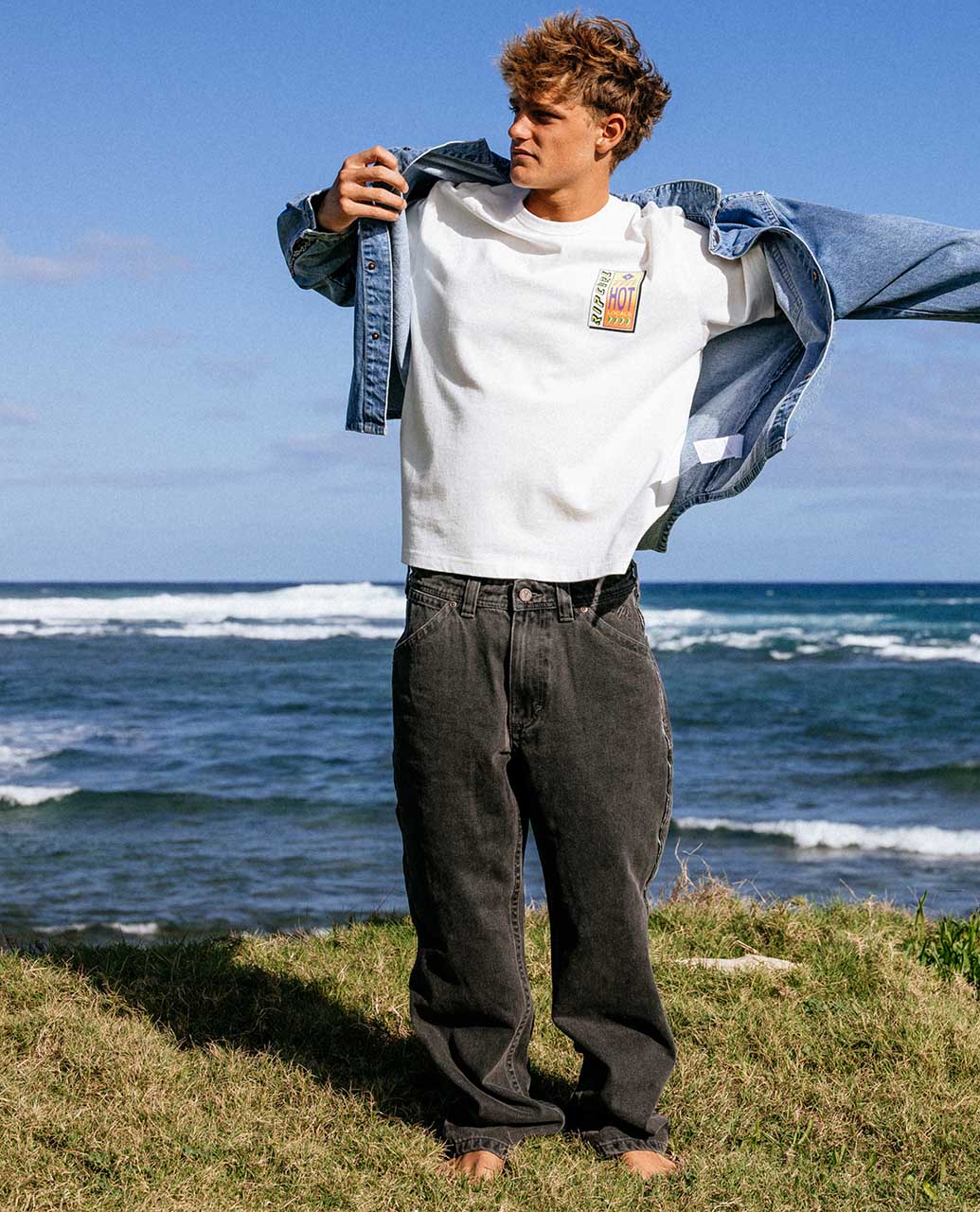 Rip Curl X Abrand A6 Big Baggy Bazza Jeans